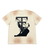 Icon Tee — Cream faded